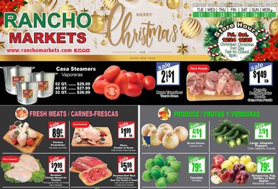 Rancho Markets (UT) Weekly Ad Flyer December 22 to December 29