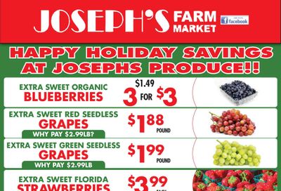 Joseph's Farm Market Flyer December 22 to 28