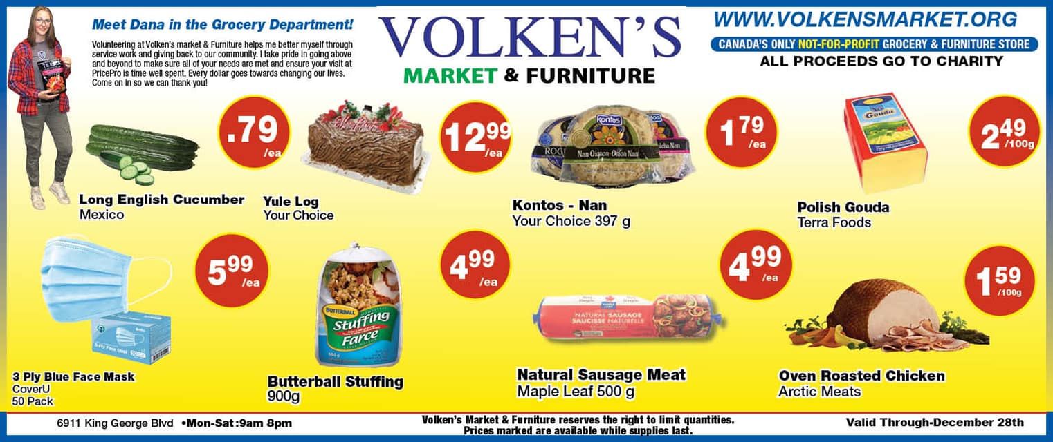 Volken's Market & Furniture Flyer December 22 to 28