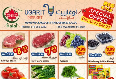 Ugarit Market Flyer December 22 to 27