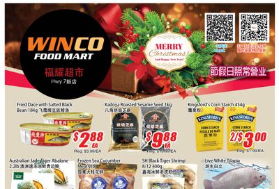 WinCo Food Mart (HWY 7) Flyer December 23 to 29