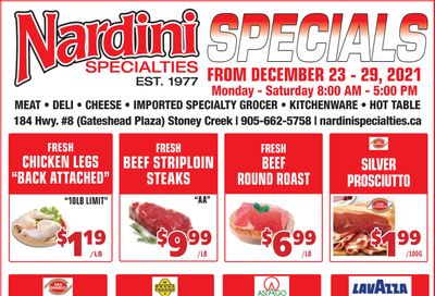 Nardini Specialties Flyer December 23 to 29