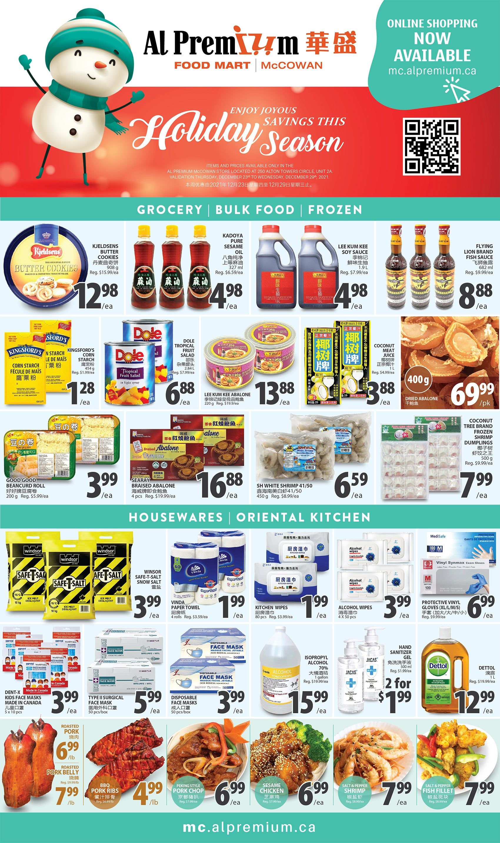 Al Premium Food Mart (McCowan) Flyer December 23 to 29