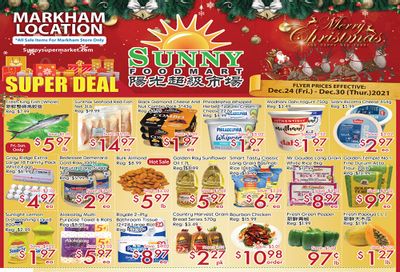 Sunny Foodmart (Markham) Flyer December 24 to 30