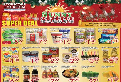 Sunny Foodmart (Etobicoke) Flyer December 24 to 30