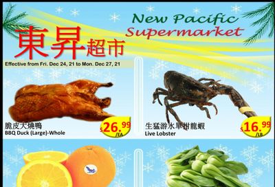 New Pacific Supermarket Flyer December 24 to 27
