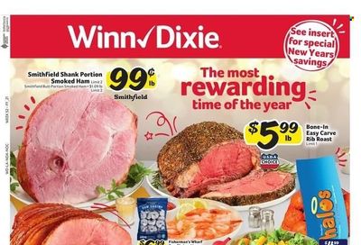 Winn Dixie (AL, FL, GA, LA) Weekly Ad Flyer December 24 to December 31