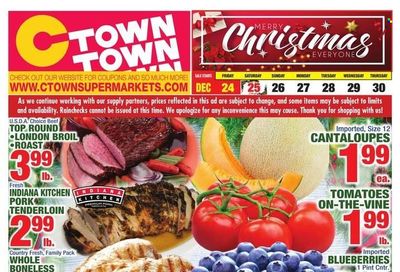C-Town (CT, FL, MA, NJ, NY, PA) Weekly Ad Flyer December 24 to December 31