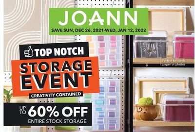 JOANN Weekly Ad Flyer December 25 to January 1