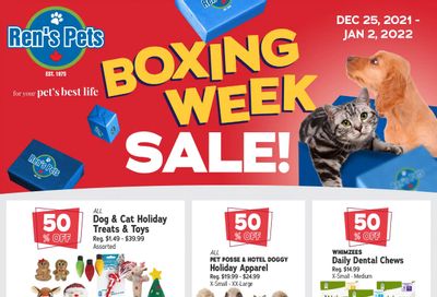 Ren's Pets Depot 2021 Boxing Week Sale Flyer December 25 to January 2