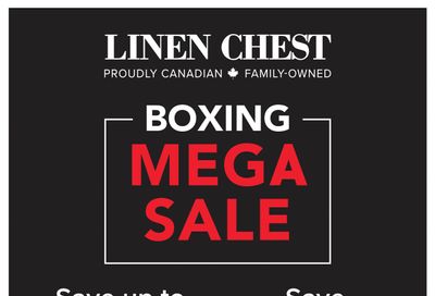 Linen Chest Boxing Week Sale Flyer December 25 to 31, 2021