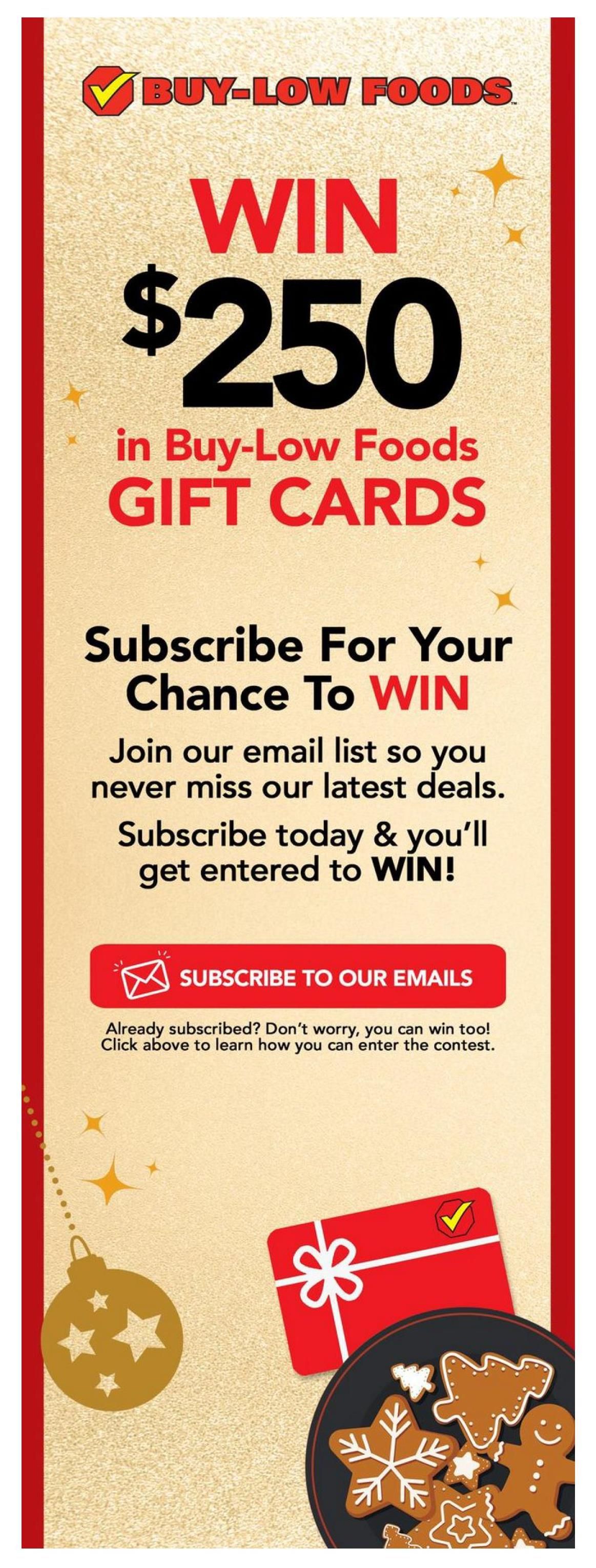Buy-Low Foods Flyer December 26 to January 1