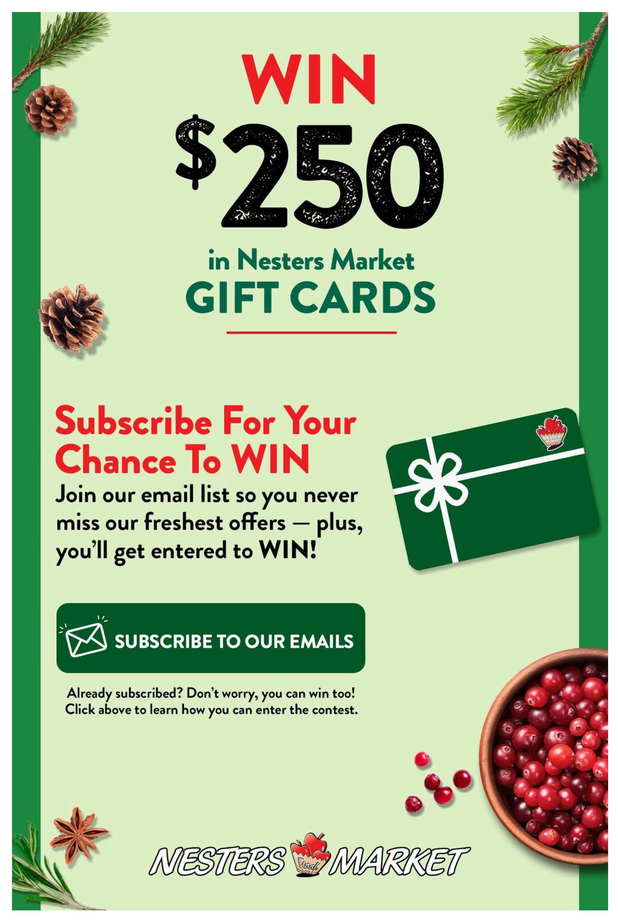 Nesters Market Flyer December 26 to January 1