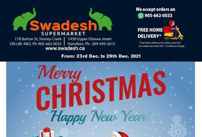 Swadesh Supermarket Flyer December 23 to 29