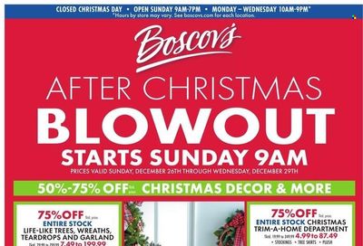 Boscov's (CT, DE, MD, NJ, NY, PA) Weekly Ad Flyer December 27 to January 3