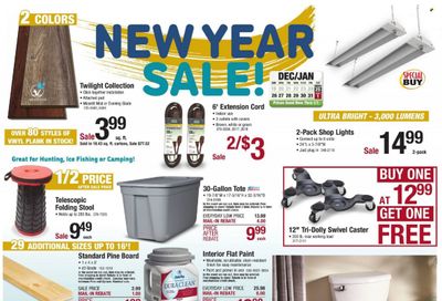 Menards Weekly Ad Flyer December 27 to January 3