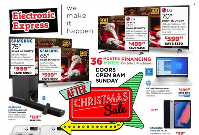 Electronic Express (AL, TN) Weekly Ad Flyer December 27 to January 3