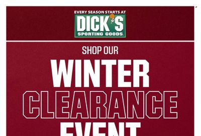 DICK'S Weekly Ad Flyer December 27 to January 3