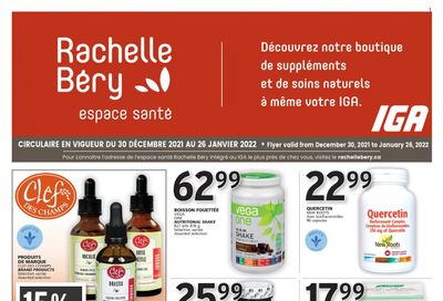 Rachelle Bery Health Flyer December 30 to January 26