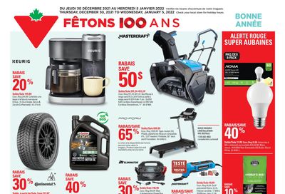Canadian Tire (QC) Flyer December 30 to January 5
