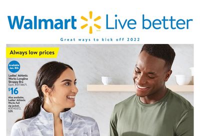 Walmart Live Better Flyer December 30 to January 12