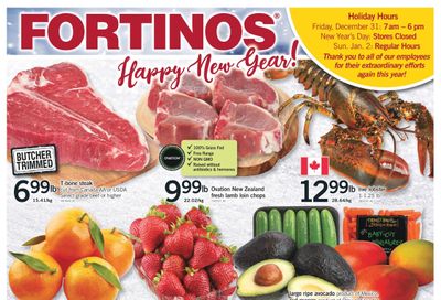 Fortinos Flyer December 30 to January 5