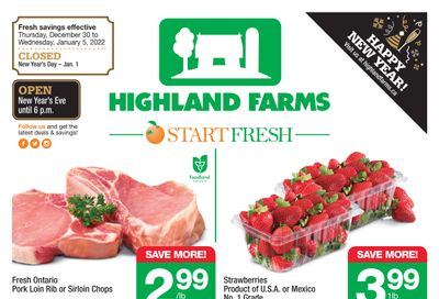 Highland Farms Flyer December 30 to January 5