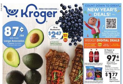 Kroger (GA, IL, LA, MI, OK, SC, TN, TX, VA) Weekly Ad Flyer December 29 to January 5