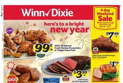 Winn Dixie (AL, FL, GA, LA) Weekly Ad Flyer December 29 to January 5