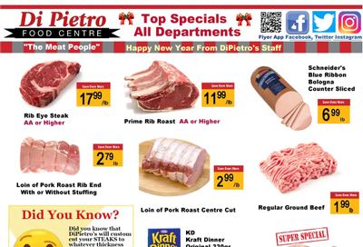 Di Pietro Food Centre Flyer December 30 to January 5