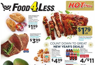 Food 4 Less (IL) Weekly Ad Flyer December 29 to January 5