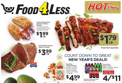 Food 4 Less (IN) Weekly Ad Flyer December 29 to January 5