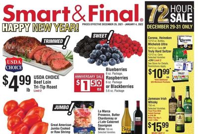 Smart & Final (AZ, CA) Weekly Ad Flyer December 29 to January 5