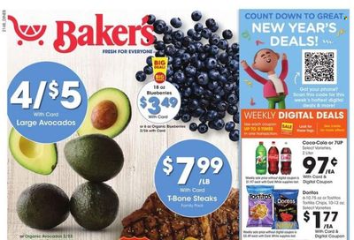 Baker's (NE) Weekly Ad Flyer December 29 to January 5