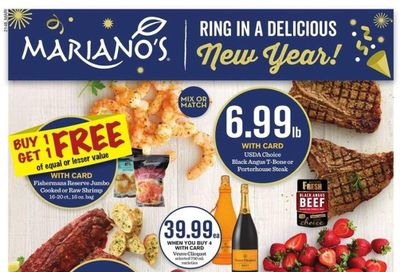 Mariano’s (IL) Weekly Ad Flyer December 29 to January 5