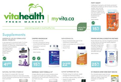 Vita Health Fresh Market Flyer December 17 to January 2