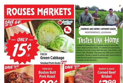 Rouses Markets (AL, LA, MS) Weekly Ad Flyer December 30 to January 6