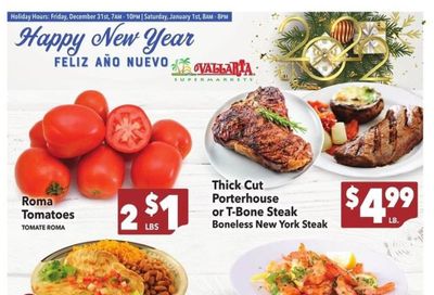 Vallarta (CA) Weekly Ad Flyer December 30 to January 6