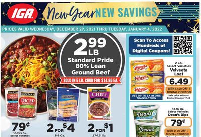 IGA Weekly Ad Flyer December 30 to January 6