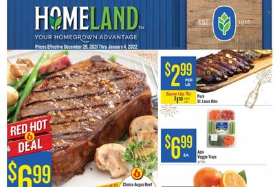 Homeland (OK, TX) Weekly Ad Flyer December 30 to January 6