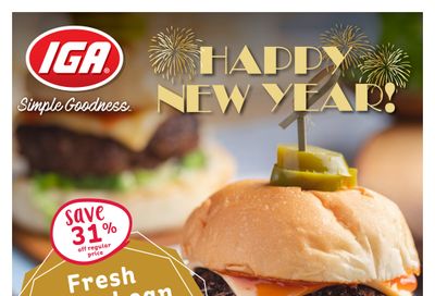 IGA Stores of BC Flyer December 31 to January 6