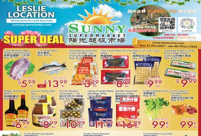 Sunny Supermarket (Leslie) Flyer December 31 to January 6