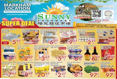 Sunny Foodmart (Markham) Flyer December 31 to January 6