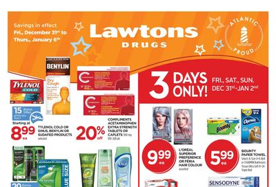 Lawtons Drugs Flyer December 31 to January 6