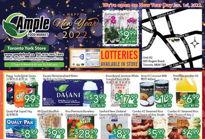 Ample Food Market (North York) Flyer December 31 to January 6