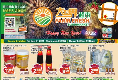 Farm Fresh Supermarket Flyer December 31 to January 6