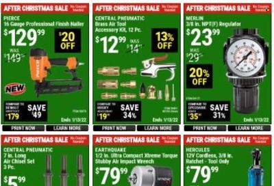 Harbor Freight Weekly Ad Flyer December 31 to January 7