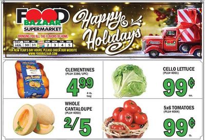 Food Bazaar (CT, NJ, NY) Weekly Ad Flyer December 31 to January 7