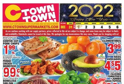 C-Town (CT, FL, MA, NJ, NY, PA) Weekly Ad Flyer December 31 to January 7