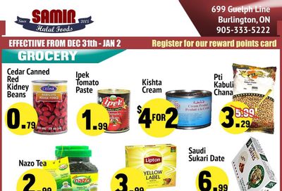 Samir Supermarket Flyer December 31 to January 2